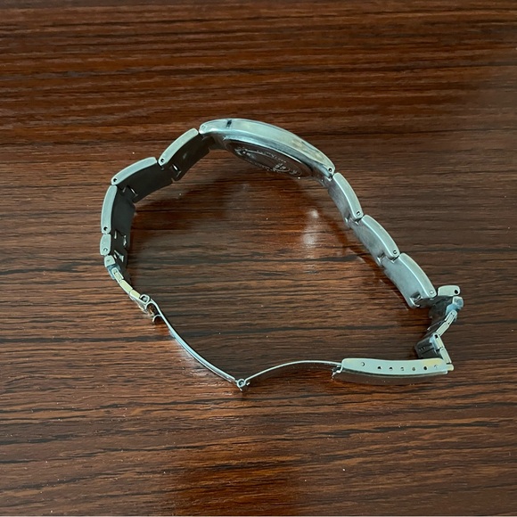 Movado Vintage Watch Esperanza Model 90’s Black Dial Gold Tone Stainless Steel - Picture 9 of 12